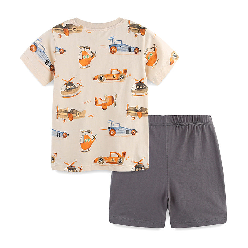 Sommerliches Jungen-Set mit kurzen Ärmeln | LuxeStyle