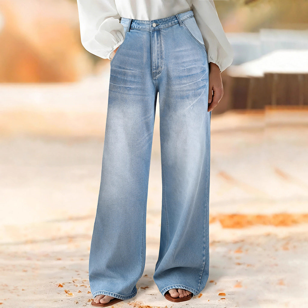 Elegante, weite Jeans