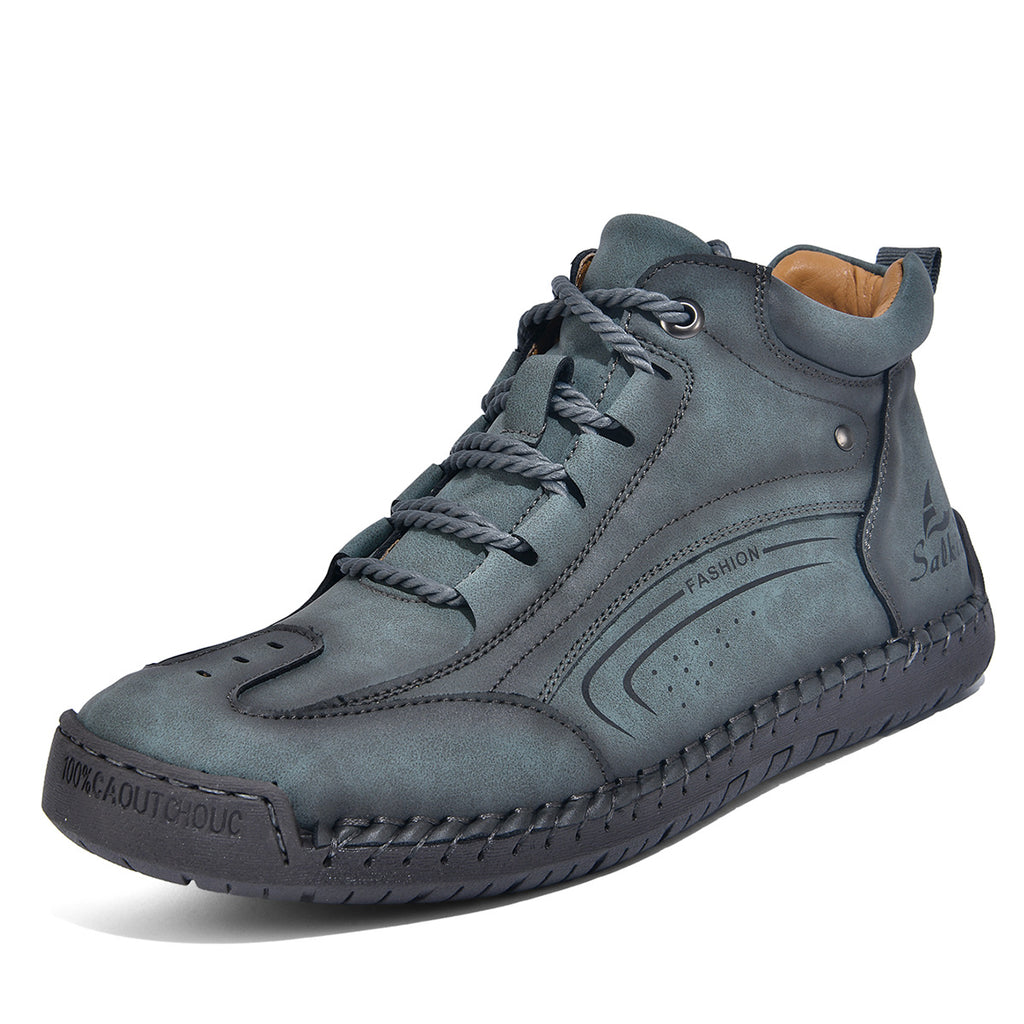 Herren-Stiefel mit Handstich-Sohle