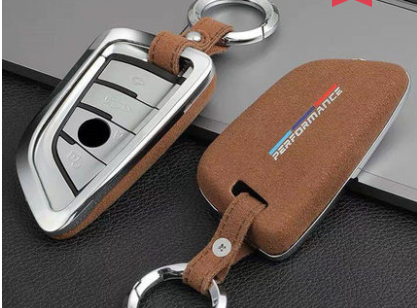 Schlüsseltasche aus Wildleder