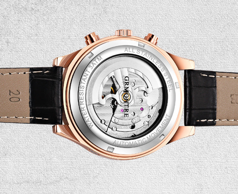GRMONTRE Mechanische Automatikuhr für Herren – Bild 13 | LuxeStyle