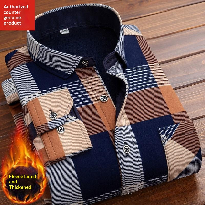 Herren Langarmshirt mit Fleecefutter – Bild 9 | LuxeStyle