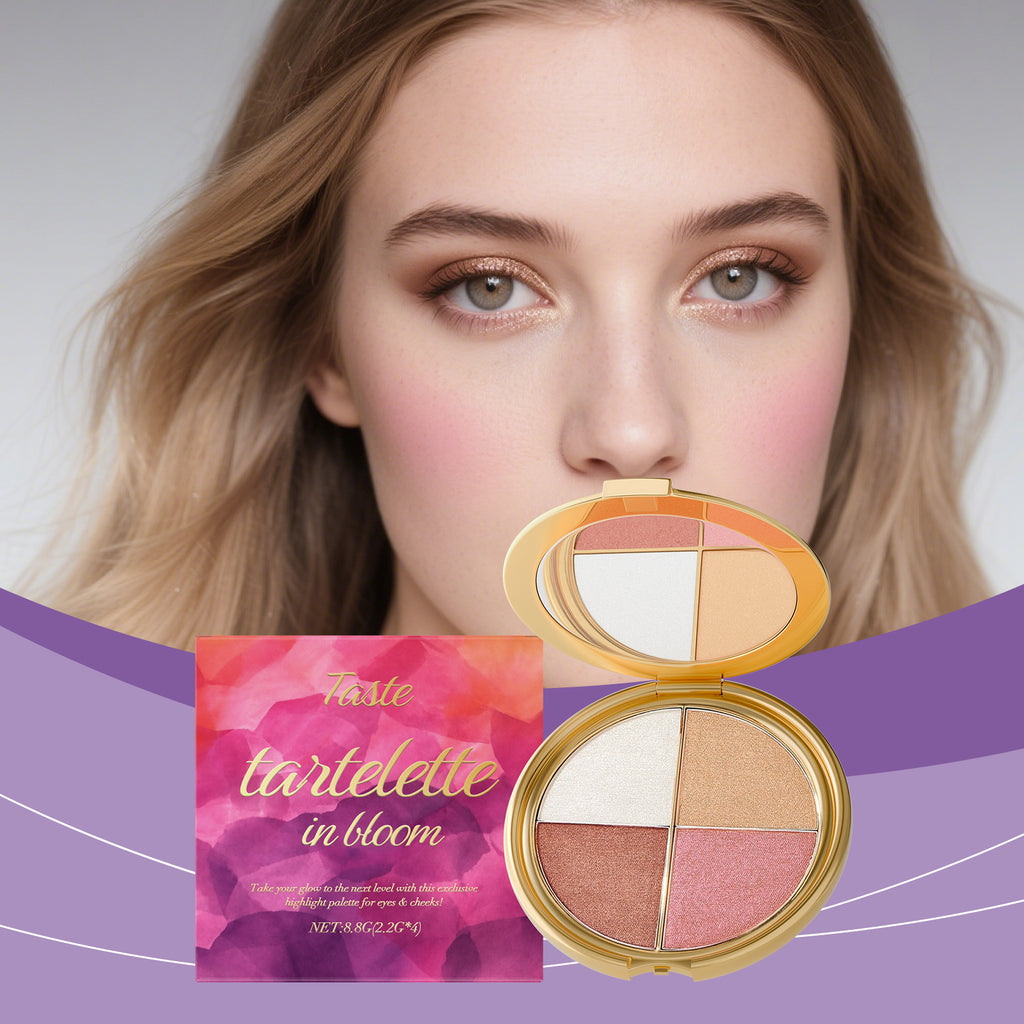 Highlighter, Lidschatten & Blush Palette