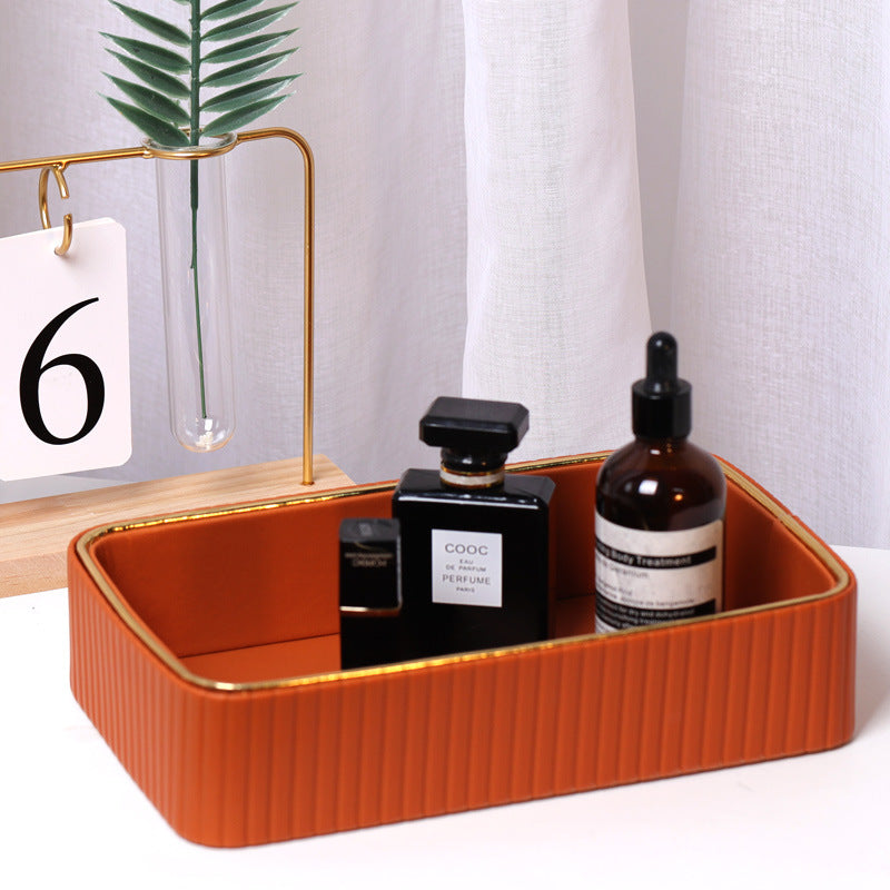 Leder-Organizer für Schreibtisch & Eingang – Bild 4 | LuxeStyle