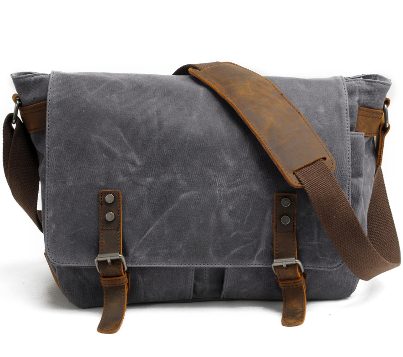 Canvas Schultertasche Männer – Bild 9 | LuxeStyle