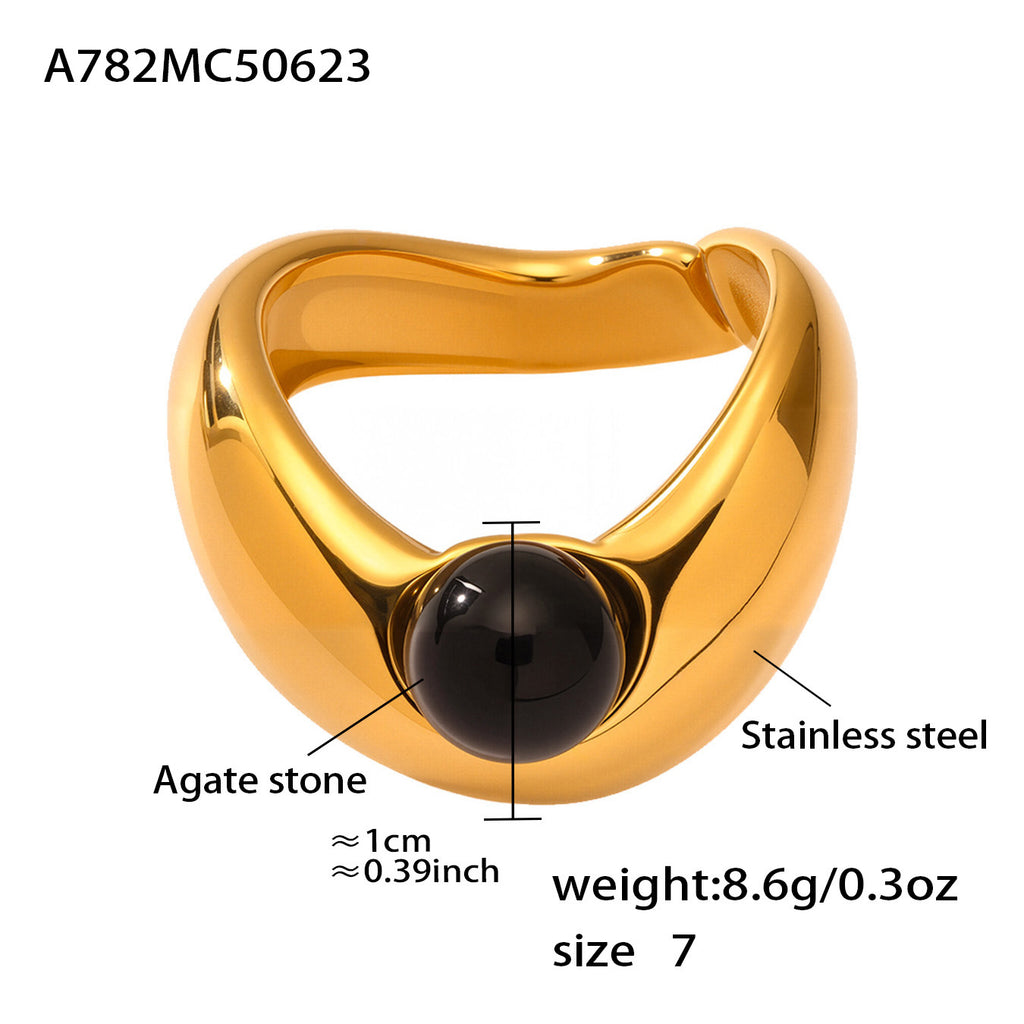 Exzentrisch Geometrischer Damenring