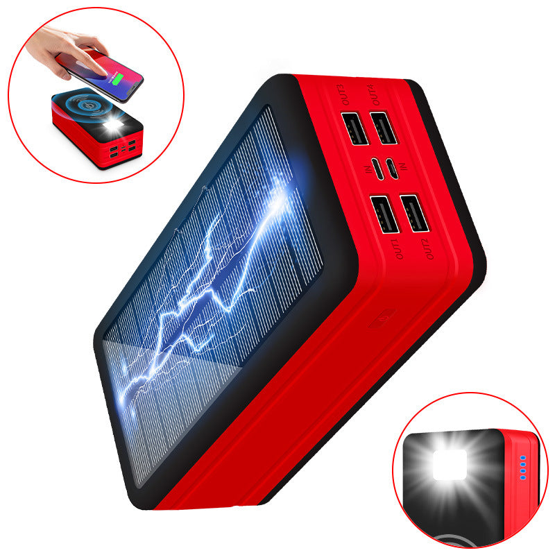 Grosse Kapazität Portable Powerbank mit Solar