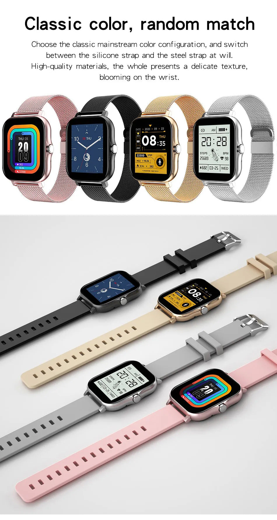 Smartwatch mit Bluetooth-Telefonie und Touchscreen – Bild 11 | LuxeStyle