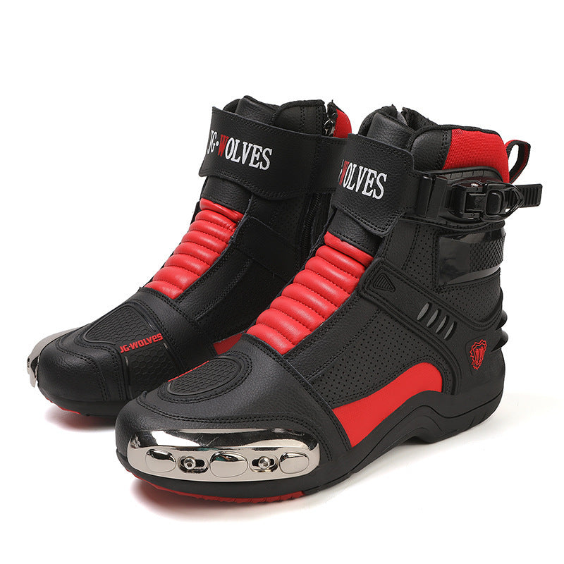 Wasserdichte Motorradstiefel aus Vollnoppenleder | LuxeStyle