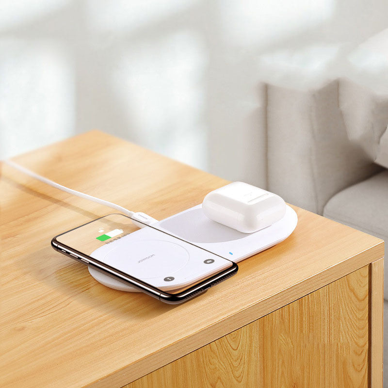 2-in-1 Wireless Charger für Handy, Uhr & Kopfhörer