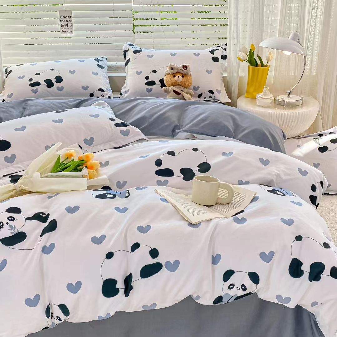 Vierer-Deckenbezug Set 160x210 cm