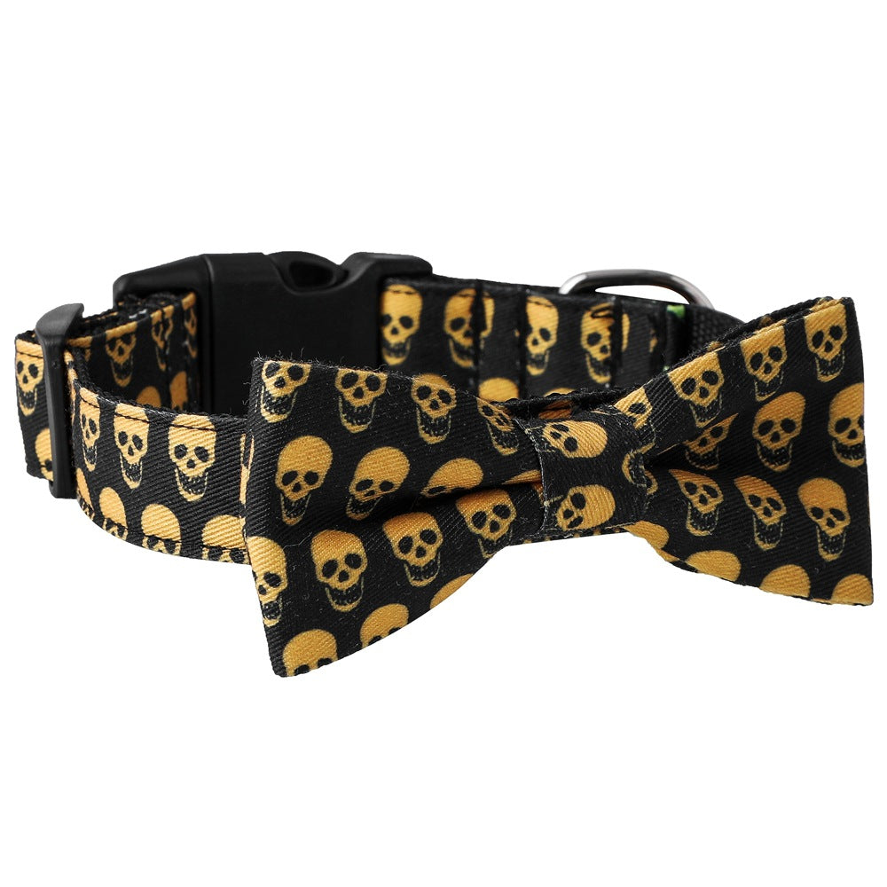 Halsband mit Fledermaus- und Totenkopf-Motiv – Bild 2 | LuxeStyle