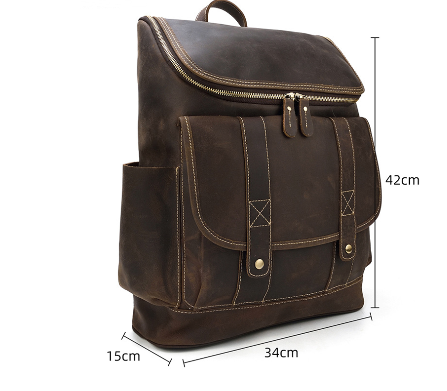 Rucksack aus Rindleder – Bild 3 | LuxeStyle