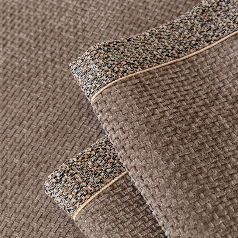 Chenille-Non-Slip-Sofaüberzug – Weiß, Braun, Blau, Grün, Dunkelgrau