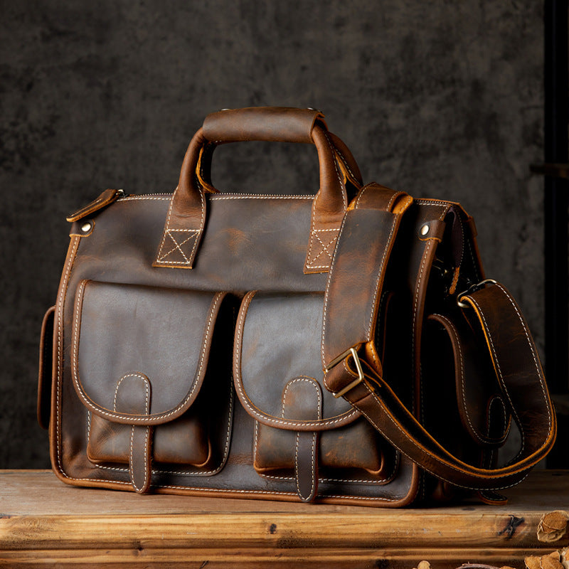 Leder Umhängetasche für Herren – Bild 2 | LuxeStyle