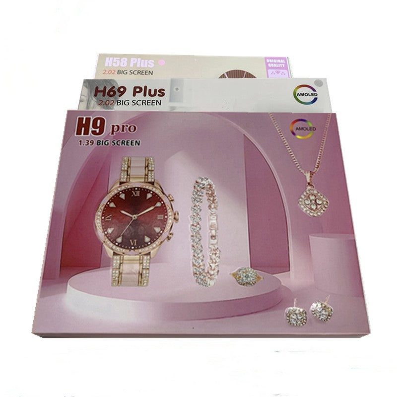H58H69Plus Smartwatch mit Diamant-Set | LuxeStyle
