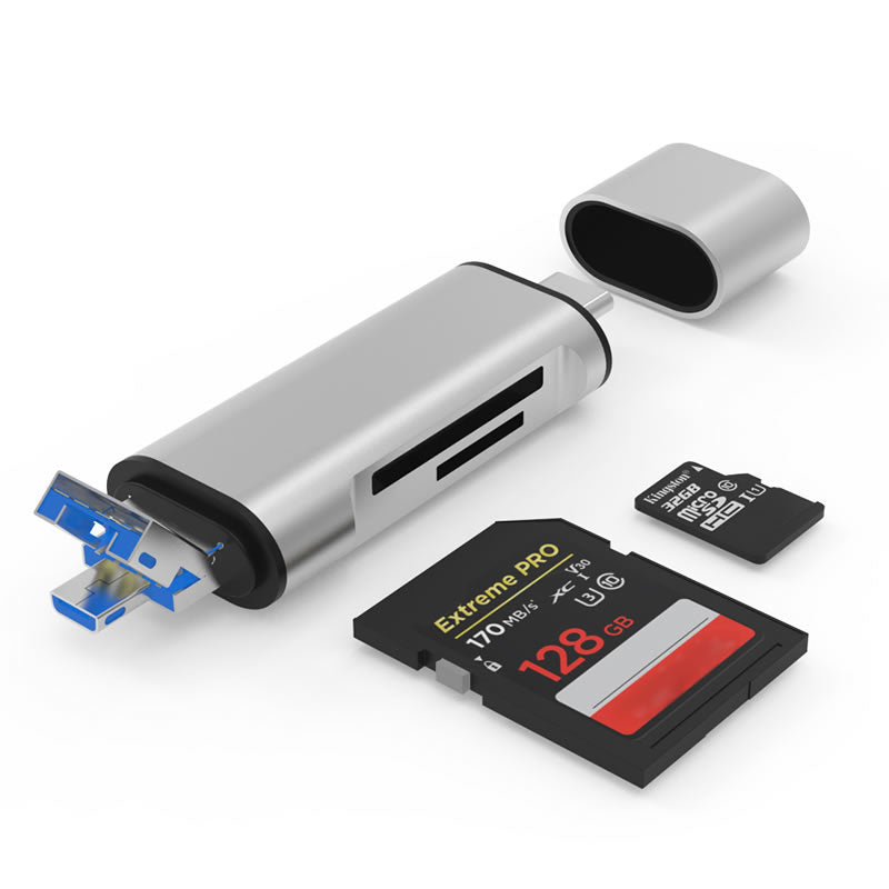 Multifunktions-Kartenleser USB-A, Micro-USB, USB-C – Bild 2 | LuxeStyle