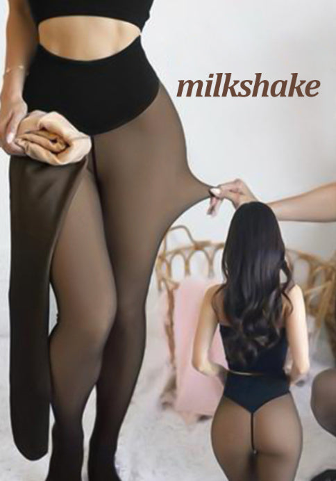 Braune Leggings mit hoher Elastizität