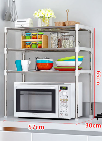 Mikrowellenregal mit 2 oder 3 Etagen – Bild 2 | LuxeStyle
