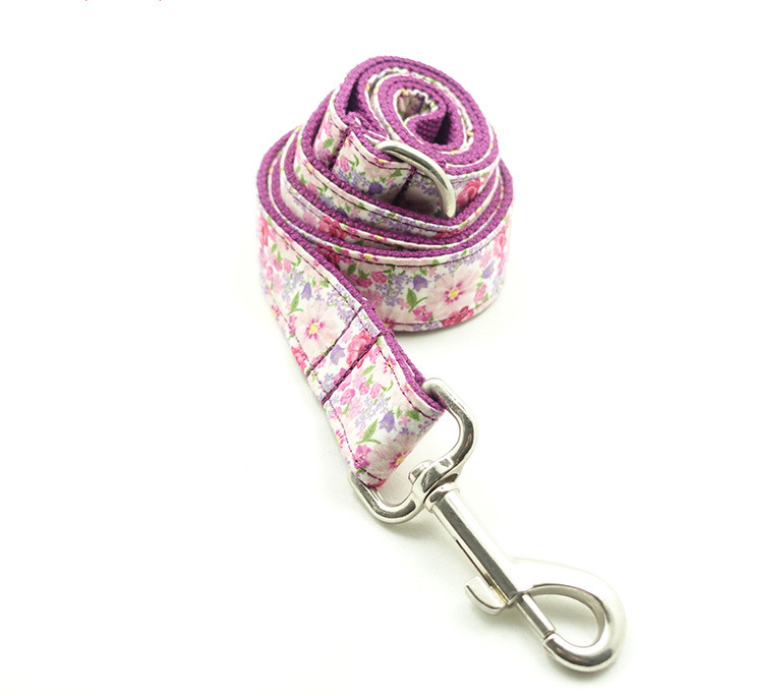 Hundeleine «Purple Flower» – Bild 2 | LuxeStyle