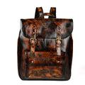 Retro-Rucksack aus Rindsleder