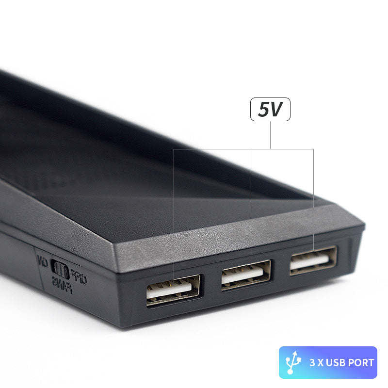 PS4 Slim Ladestation mit Kühler und Hub