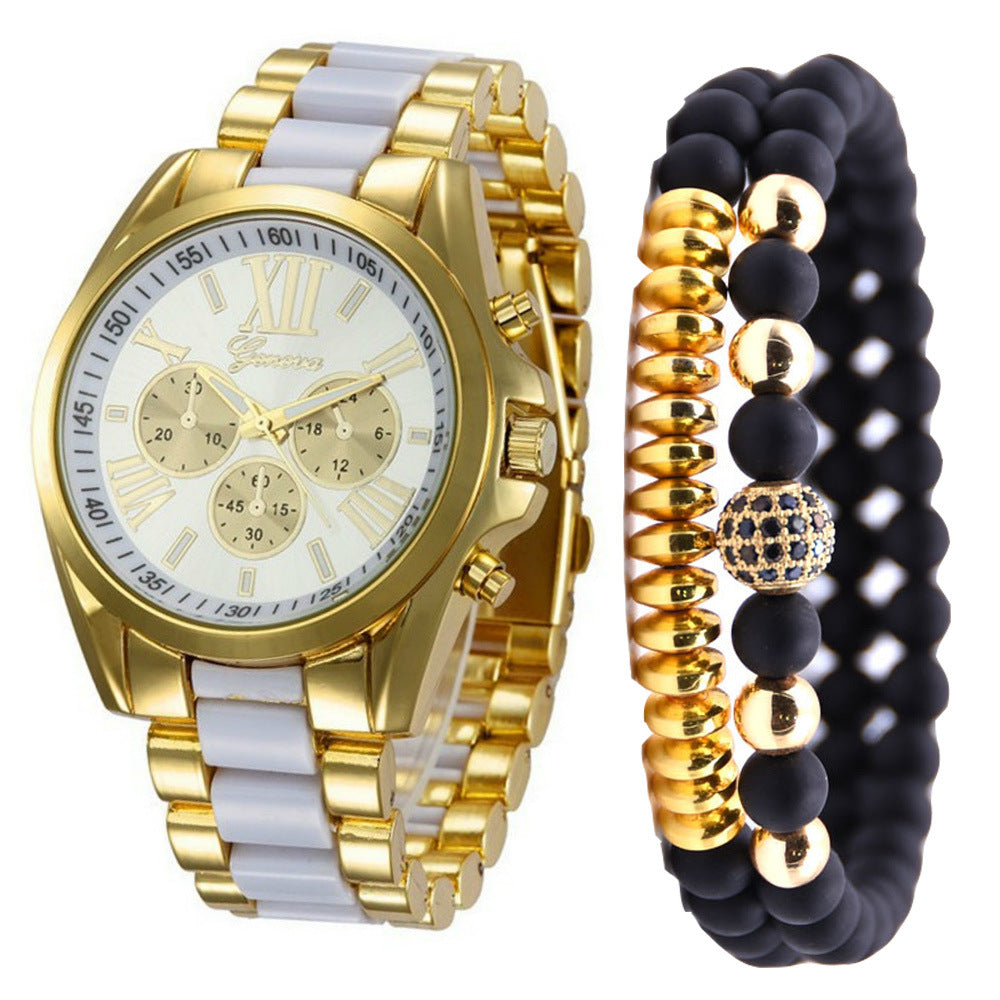 Modische Quarzuhr mit Armband – Bild 2 | LuxeStyle