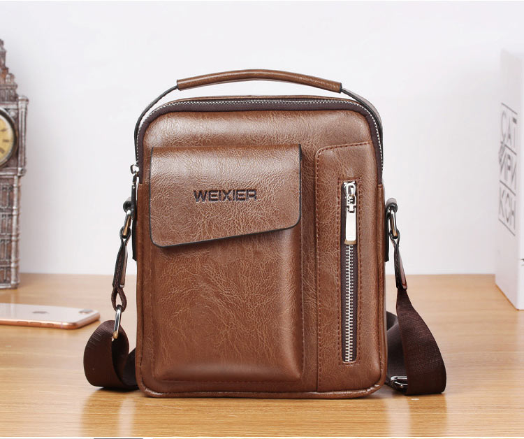 Messenger-Tasche aus PU-Leder | LuxeStyle