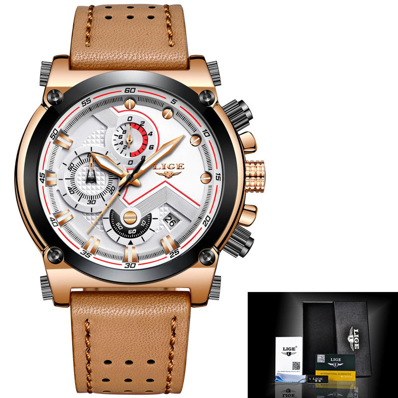 Robuste Quarzuhr für Herren – Bild 7 | LuxeStyle