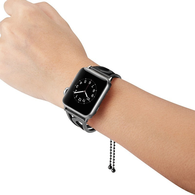 Edelstahl-Hohlarmband für Apple Watch – Bild 14 | LuxeStyle