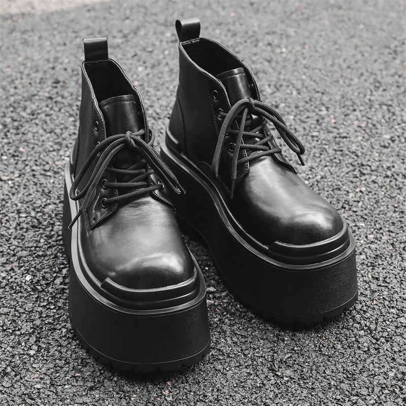 Vintage Herrenschuhe mit Karomuster