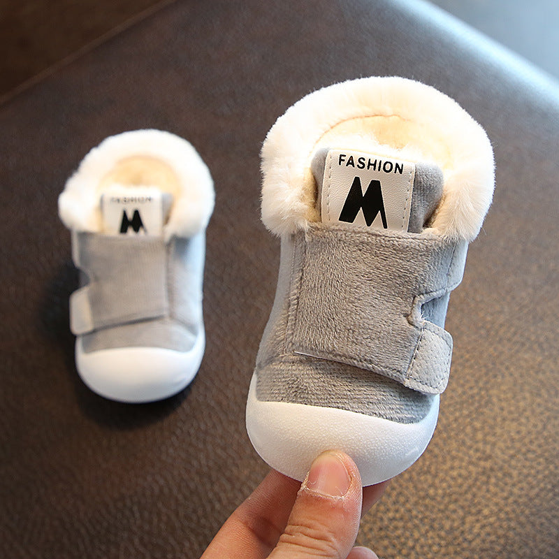 Gefütterte Lauflernschuhe mit Klettverschluss – Bild 6 | LuxeStyle