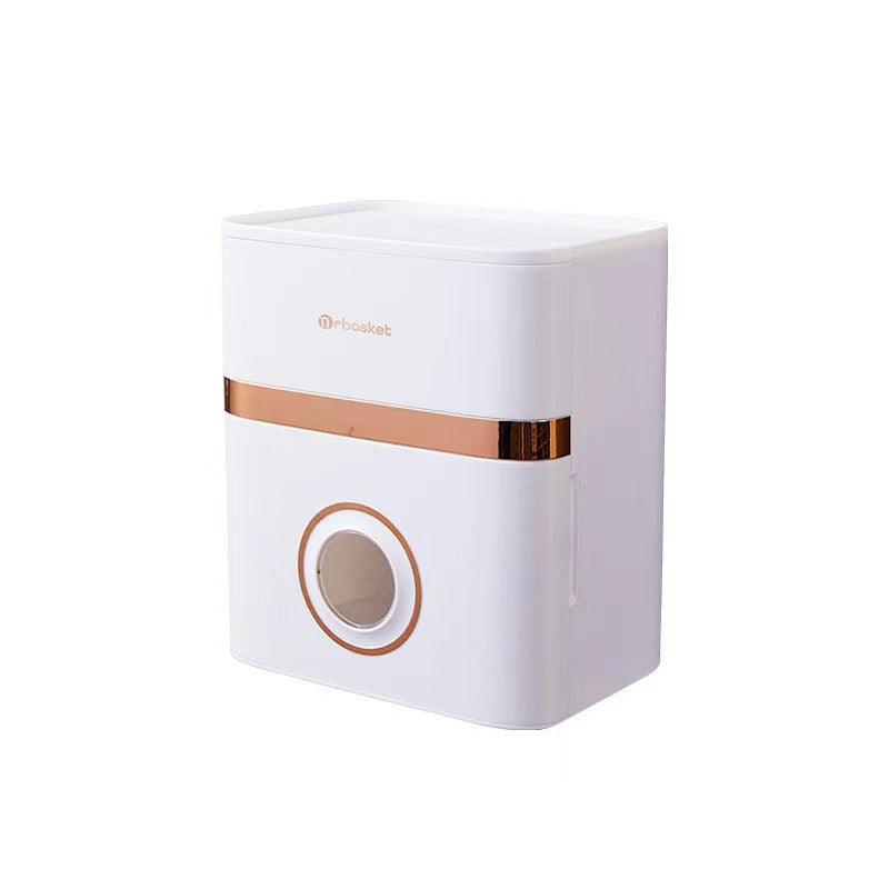 Wasserdichter Rollenpapierhalter mit Doppelfach – Bild 6 | LuxeStyle