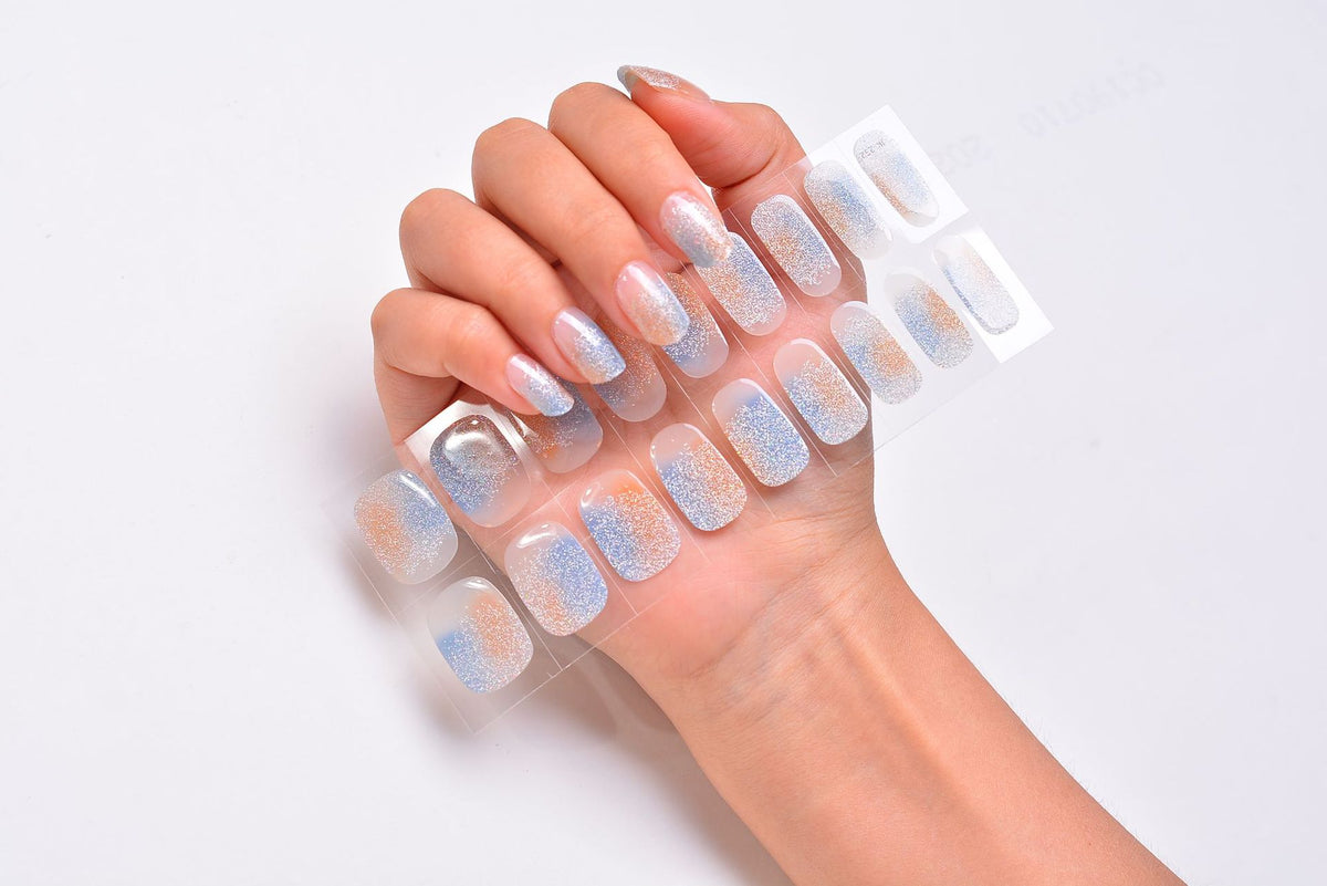 Wasserdichte 3D-Nagelsticker Goldprägung | LuxeStyle