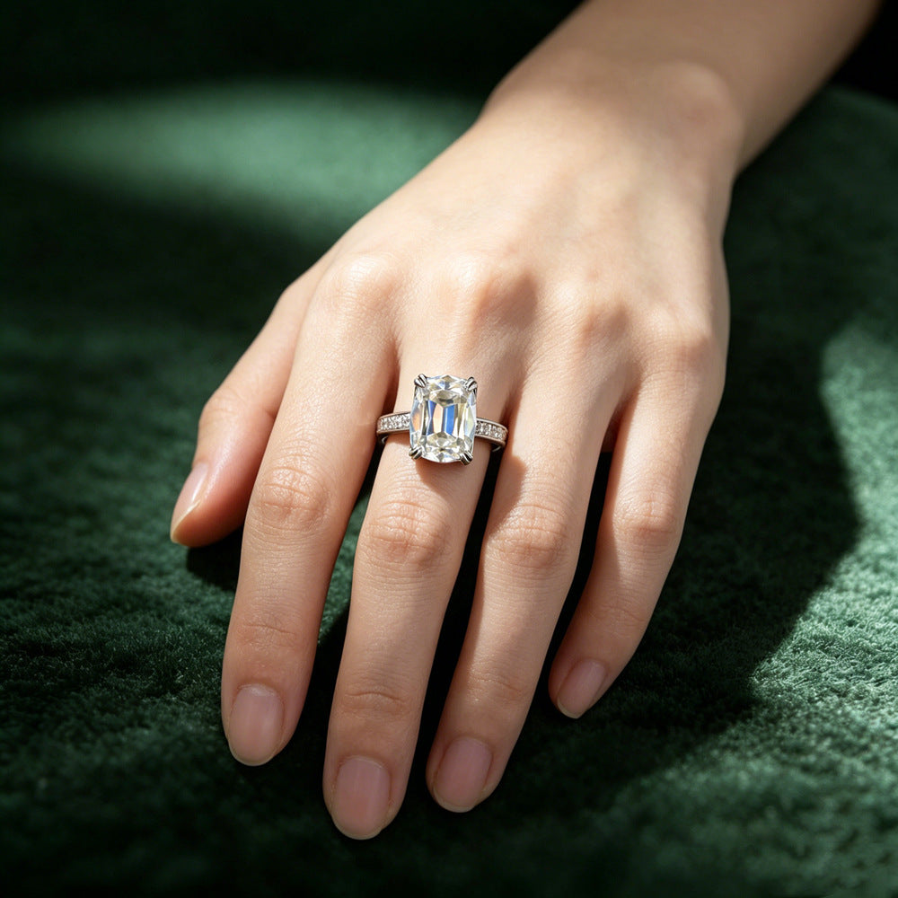 Vintage Ring mit Altschliff-Diamant & S925 Silber – Bild 4 | LuxeStyle