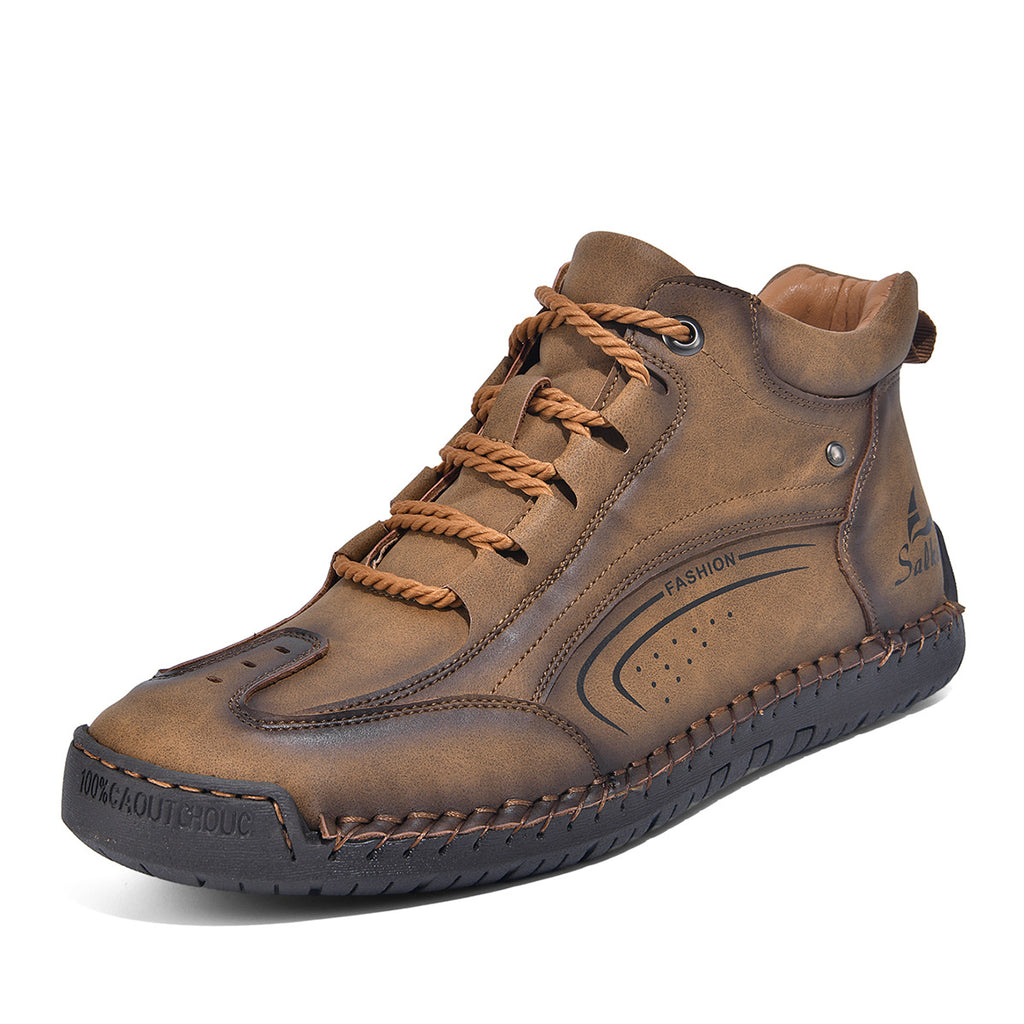 Herren-Stiefel mit Handstich-Sohle