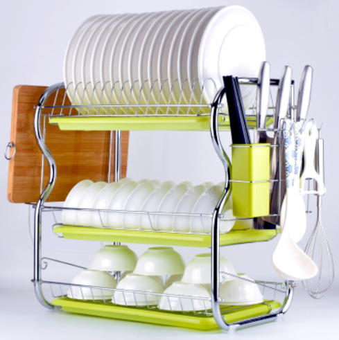 Abtropfgestell mit Geschirr- und Messerhalter – Bild 11 | LuxeStyle