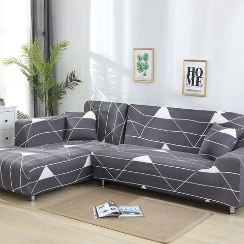 Elastischer Sofaüberzug Kaleidoskop-Muster – Bild 19 | LuxeStyle
