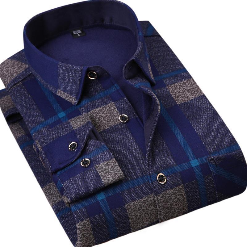 Herren Langarmshirt mit Fleecefutter – Bild 10 | LuxeStyle