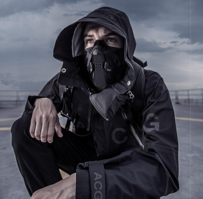 Staubdichte Gesichtsmaske Schwarz – Bild 1 | LuxeStyle