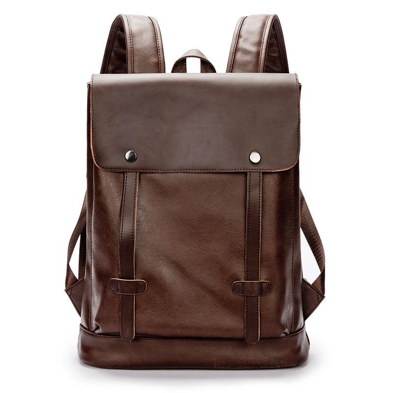 College-Rucksack aus PU-Leder – Bild 5 | LuxeStyle