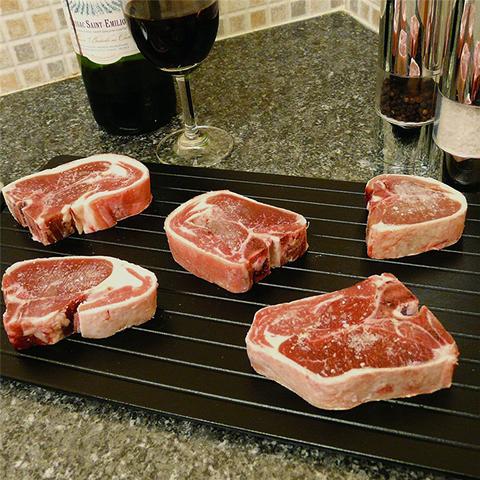 Schnell-Auftau-Tablett für Fleisch