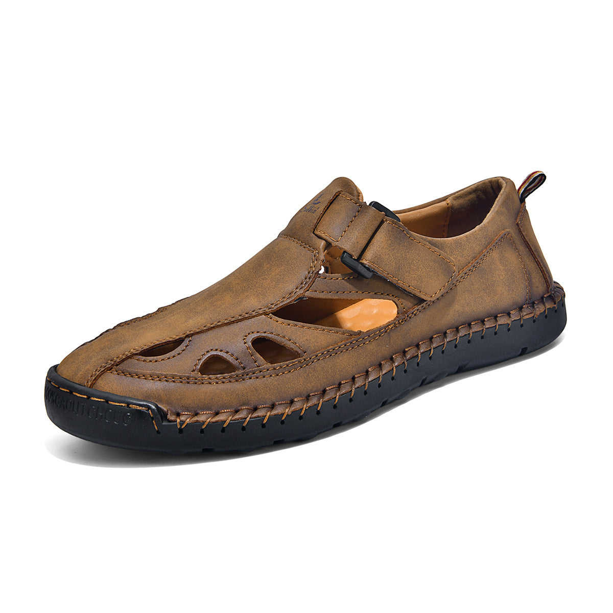 Atmungsaktive, handgenähte Sandalen für Herren