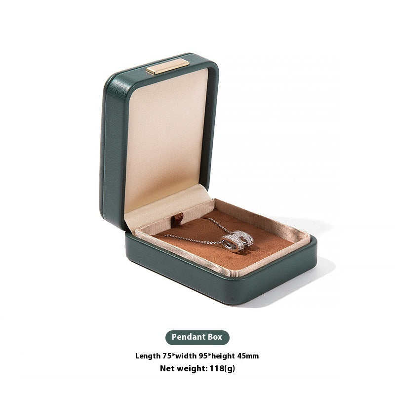 Schmuckbox aus PU-Leder, abgerundete Ecken – Bild 4 | LuxeStyle