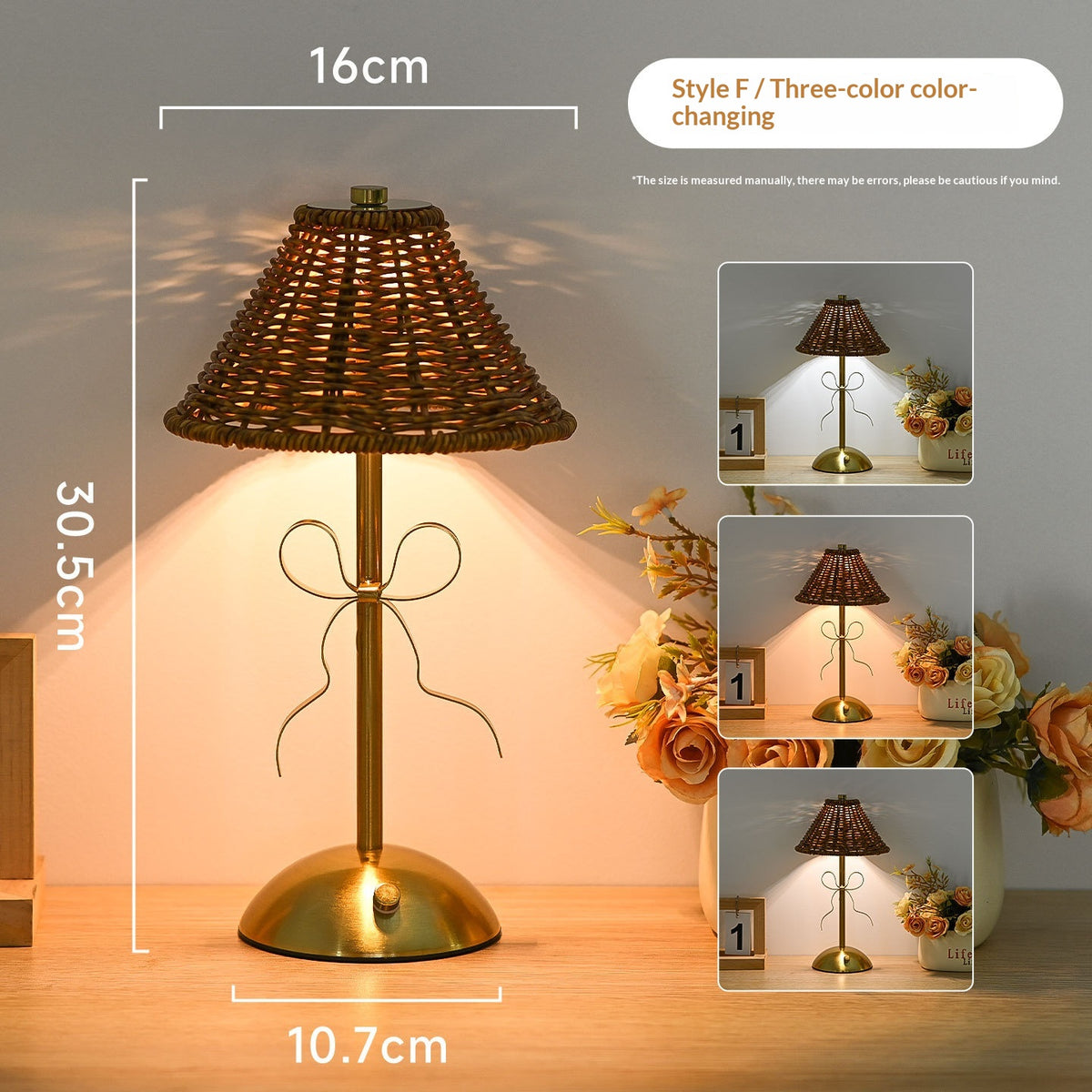Nordische Tischlampe mit USB‑Ladefunktion – Bild 7 | LuxeStyle