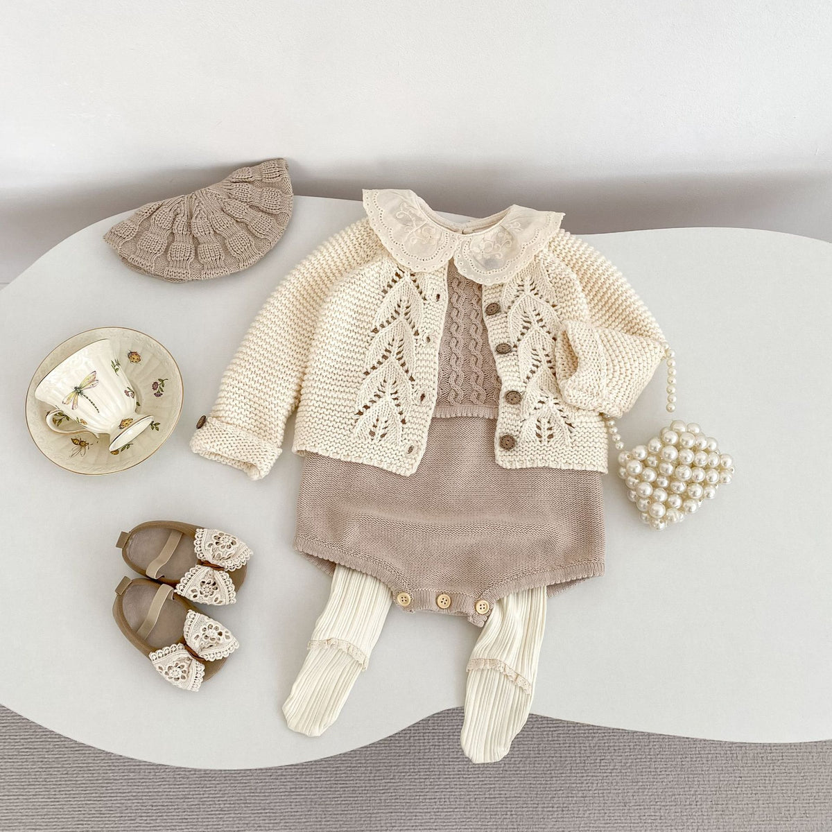 Kinder Strick-Overall – Bild 2 | LuxeStyle