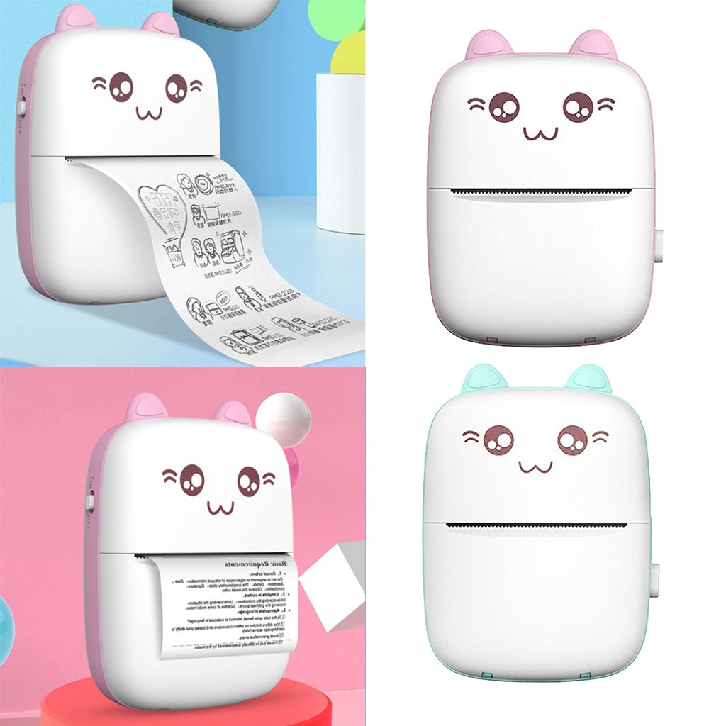 Portabler Mini-Drucker für Fotos & Notizen – Bluetooth/WiFi