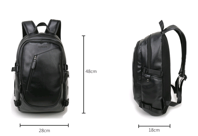 PU-Leder Rucksack mit Laptopfach 15,6 Zoll – Bild 2 | LuxeStyle
