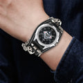 Armbanduhr aus Leder mit Dornschliesse | LuxeStyle