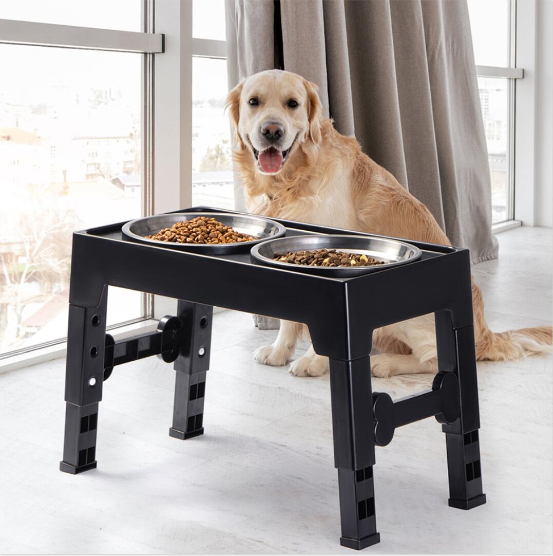 Fressnapf-Set für Hunde, höhenverstellbar – Bild 1 | LuxeStyle